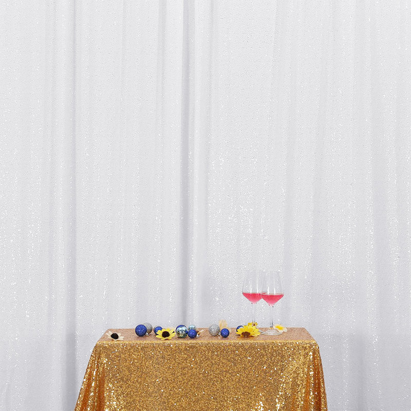 ANMINY Glitter Sequin Backdrop & Reviews Wayfair
